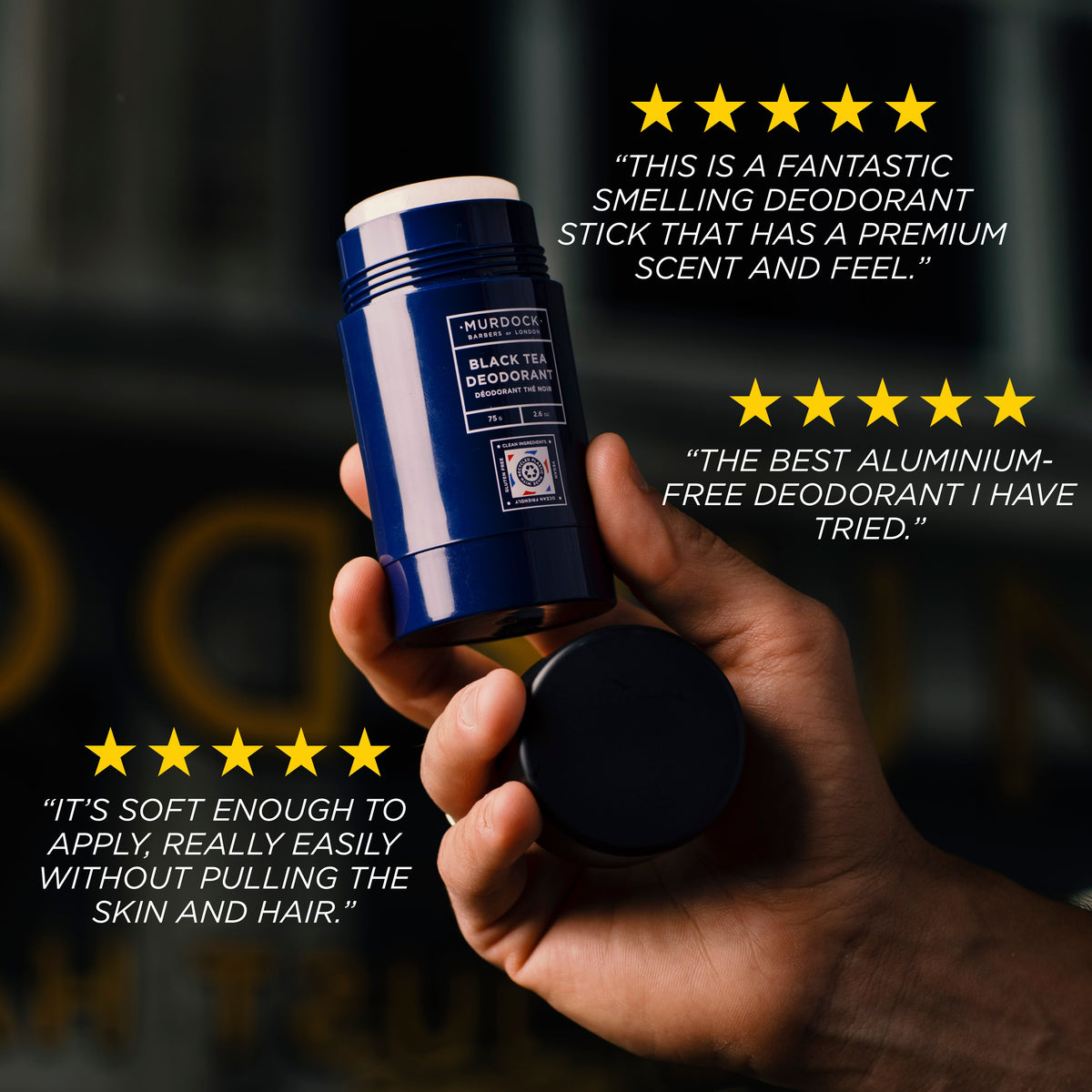 Black Tea Deodorant – Murdock London display picture 1